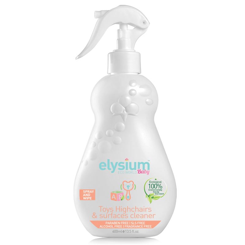 תרסיס טבעי לניקוי וחיטוי צעצועים ומשטחי אכילה