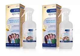 זוג הדרין פרוטקט למניעת התרבות כינים אקופארם - ecopharm