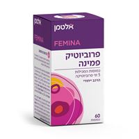 ‏אלטמן פרוביוטיק פמינה 60 כמוסות altman אקופארם - ecopharm
