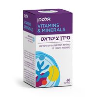 סידן ציטראט 60 אלטמן altman אקופארם - ecopharm