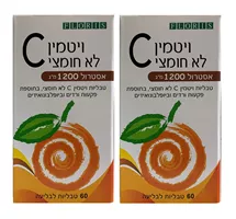 ויטמין C אסטרול פלוריש- מארז זוגי אקופארם - ecopharm