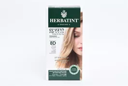צבע לשיער גוון 8D בלונד מוזהב בהיר אקופארם - ecopharm