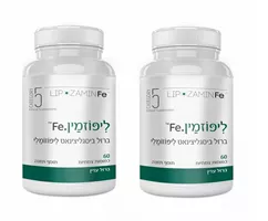 מארז זוגי- ליפוזמין FE -ברזל ליפוזומלי category 5 אקופארם - ecopharm