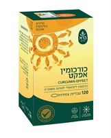 כורכומין אפקט 120 טבליות ברא צמחים BARA CURCUMIN EFFECT אקופארם - ecopharm