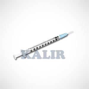 מזרק אינס 1 מל+מחט פריקה 100 יחידות
