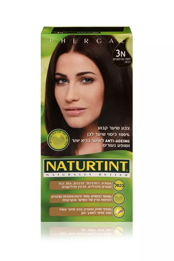 נטורטינט צבע לשיער גוון 3N חום ערמונים כהה