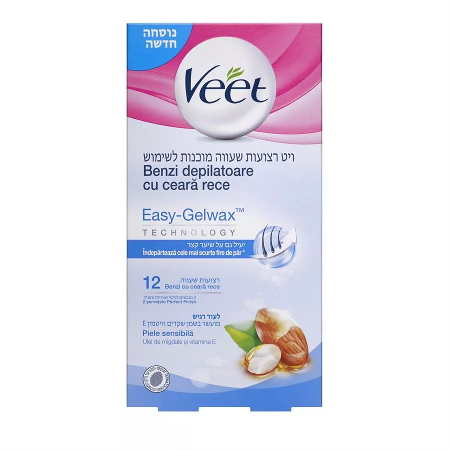 VEET רצועות שעוה לעור רגיש
