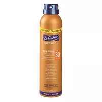 ד"ר פישר אולטרסול ספריי שקוף לגנה מהשמש SPF30 אקופארם - ecopharm