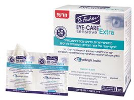 ‎EYE‎ ‎CARE‎ ‎EXTRA ד"ר פישר מגבונים העיניים, העפעפיים והריסים אקופארם - ecopharm