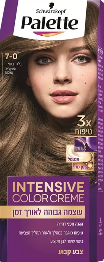 פאלטה סמי קיט לצביעת שיער ‎7–0 בלונד בינוני