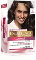 צבע שיער אקסלנס לטיפוח עשיר בגוון 2 חום שחור אקופארם - ecopharm