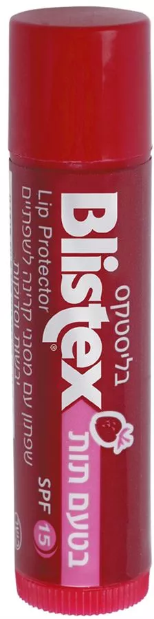 BLISTEX בליסטקס שפתון לשפתיים יבשות וסדוקות בטעם תות