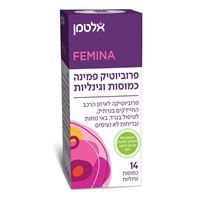 ‏אלטמן פרוביוטיק פמינה 14 כמוסות altman אקופארם - ecopharm