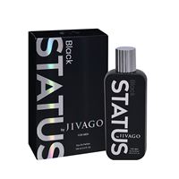 בושם לגבר ג'יוואגו סטטוס 100מ''ל שחור JIVAGO BLACK STATUS E.D.P אקופארם - ecopharm